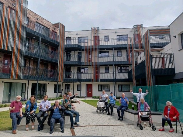 New Dolphin's Park - main courtyard with residents