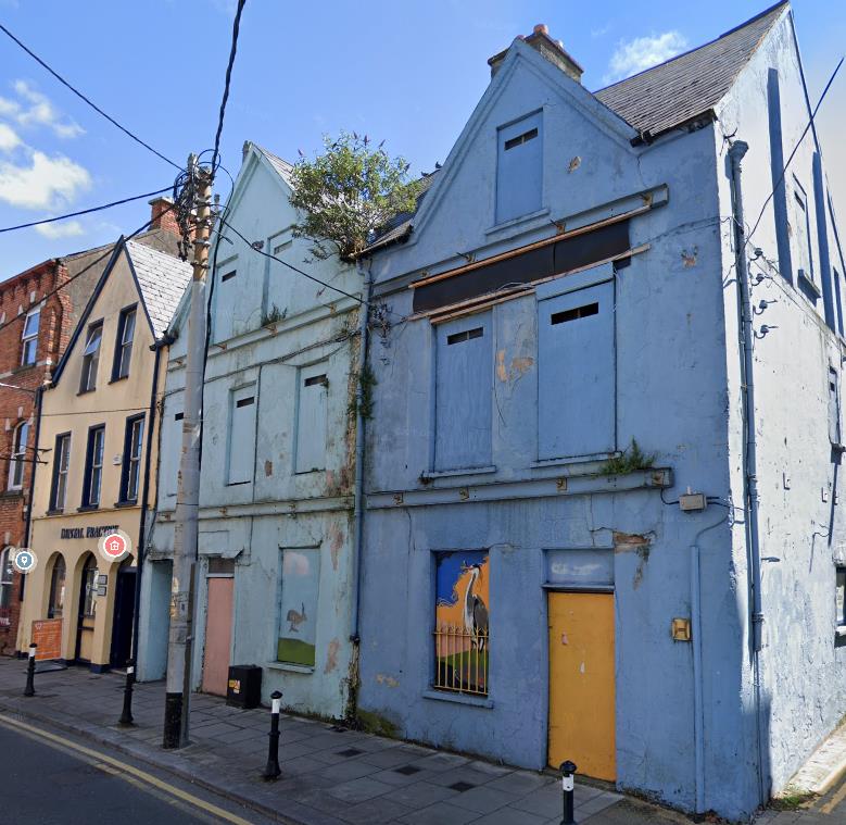 Shandon Street / John Philpott Curran Street Project - View before project